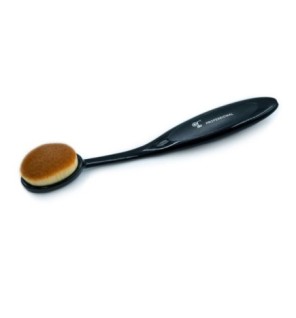 Or Bleu Curved Makeup Brush with Oval Head CT-691