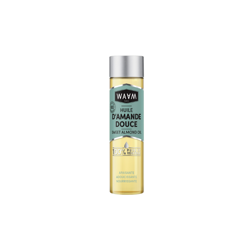 WAAM Huile d’Amande Douce certifiée BIO 100 ml