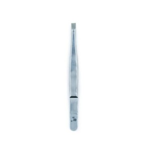 Or bleu Expert Square Tip Tweezers CT-401