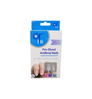 Or Bleu Pre-glued Artificial Nails FC 08 CT-988