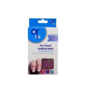 Or Bleu Pre-glued Artificial Nails FC 53 CT-988