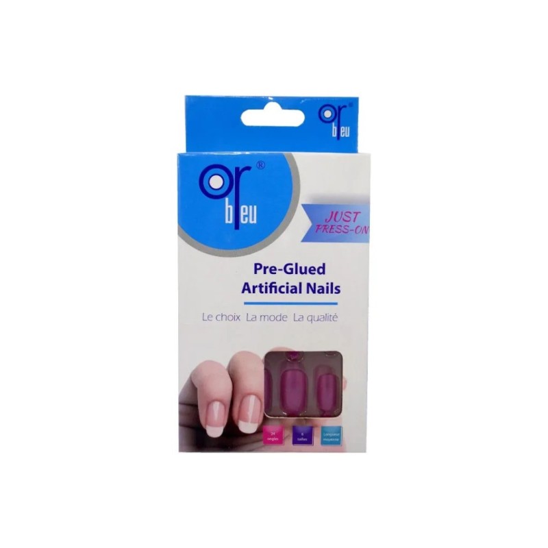 Or Bleu Pre-glued Artificial Nails FC 53 CT-988