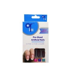 Or Bleu Pre-glued Artificial Nails FC 56 CT-988