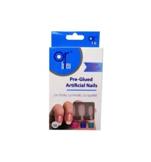 Or Bleu Pre-glued Artificial Nails FC 58 CT-988