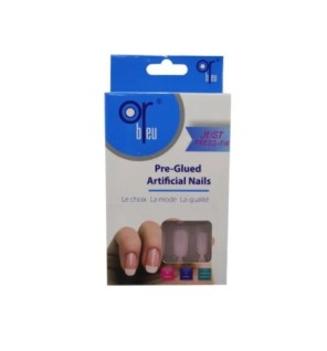 Or Bleu Pre-glued Artificial Nails FC 60 CT-988