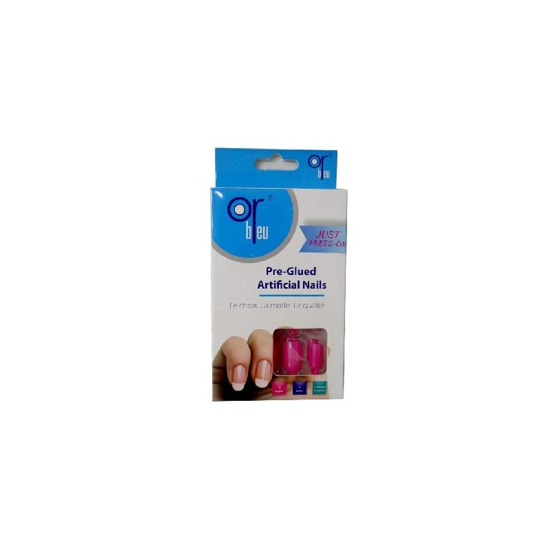Or Bleu Pre-Glued Artificial Nails N° 01 Ref CT-988