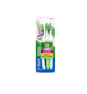Oral-B Bad Ultrathin Sensitive Green 2+1 Pack