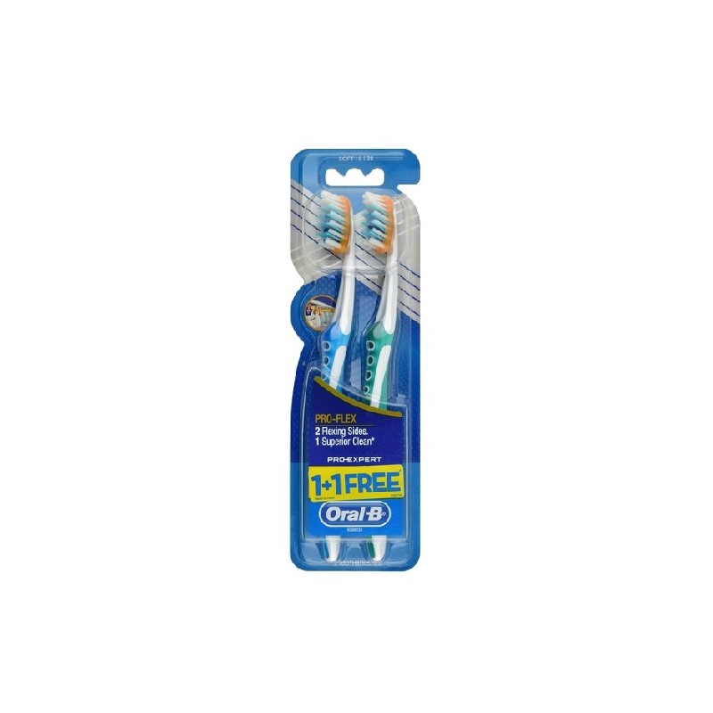 Oral-B Brosse À Dents Pro Flex soft 1+1