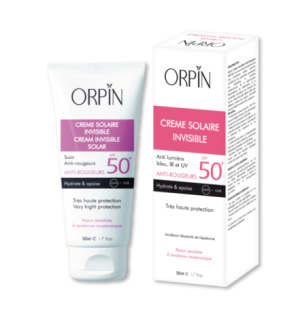 Orpin Ecran Solaire Invisible Anti-Rougeurs spf50+ 50ml