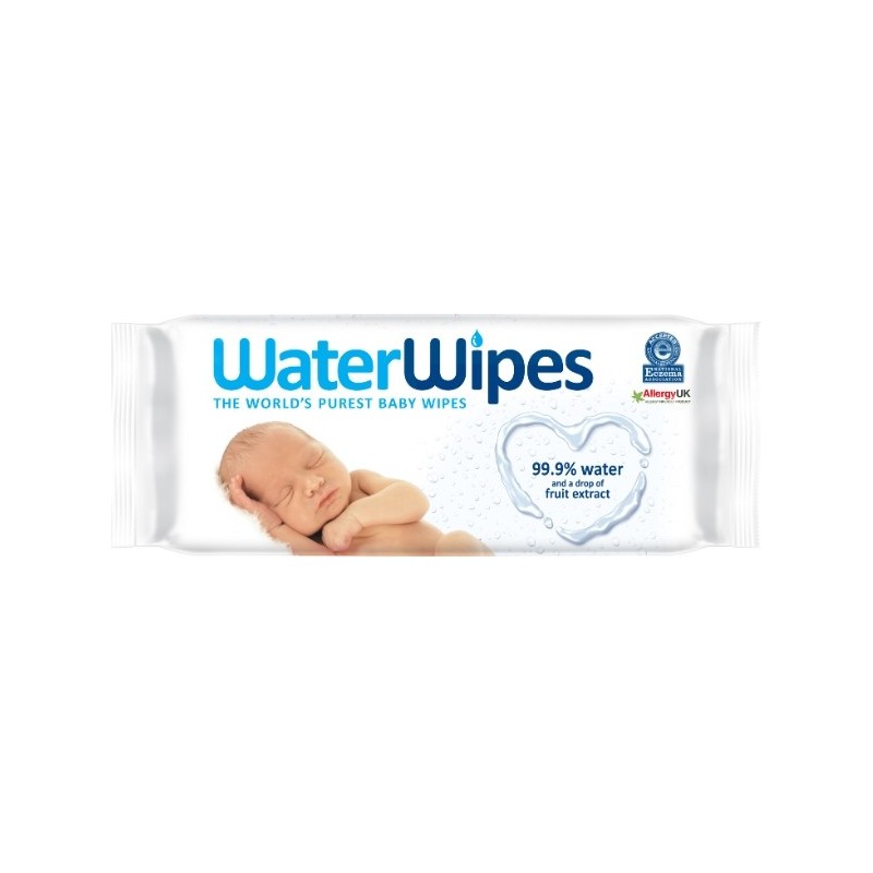 WATERWIPES LINGETTES BABY 60 PIECES