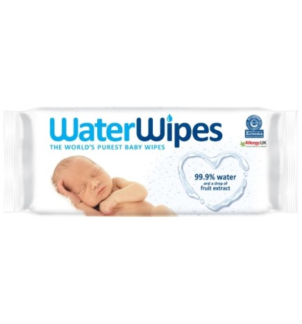 WATERWIPES LINGETTES BABY 60 PIECES
