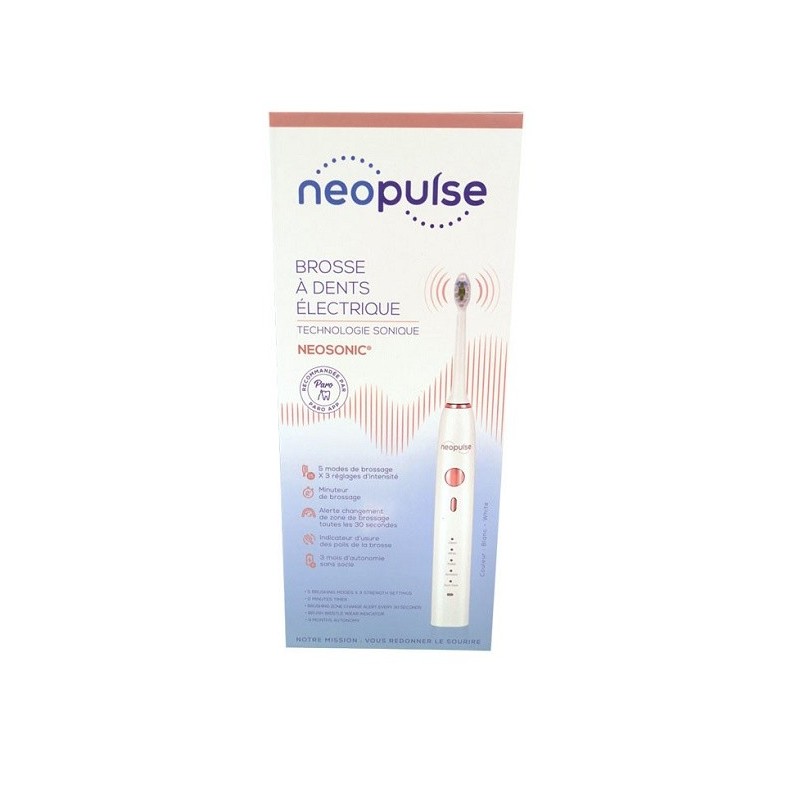NEOPULSE BROSSE A DENTS ELECTRIQUE NEOSONIC BLANCHE