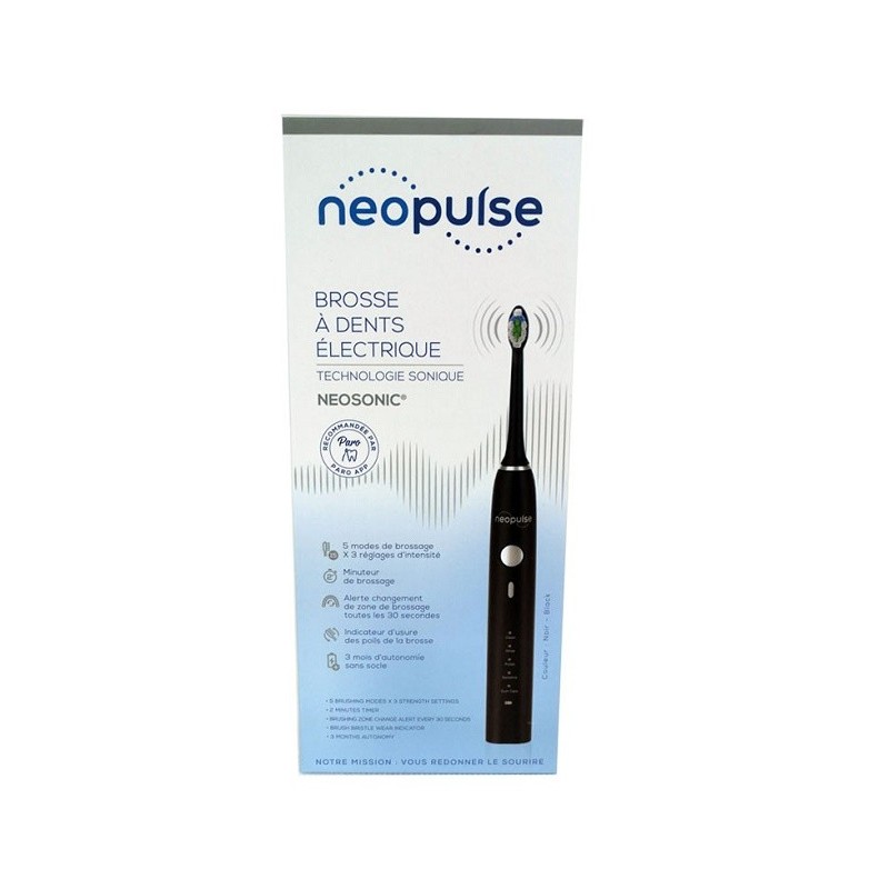 NEOPULSE BROSSE A DENTS ELECTRIQUE NEOSONIC NOIRE