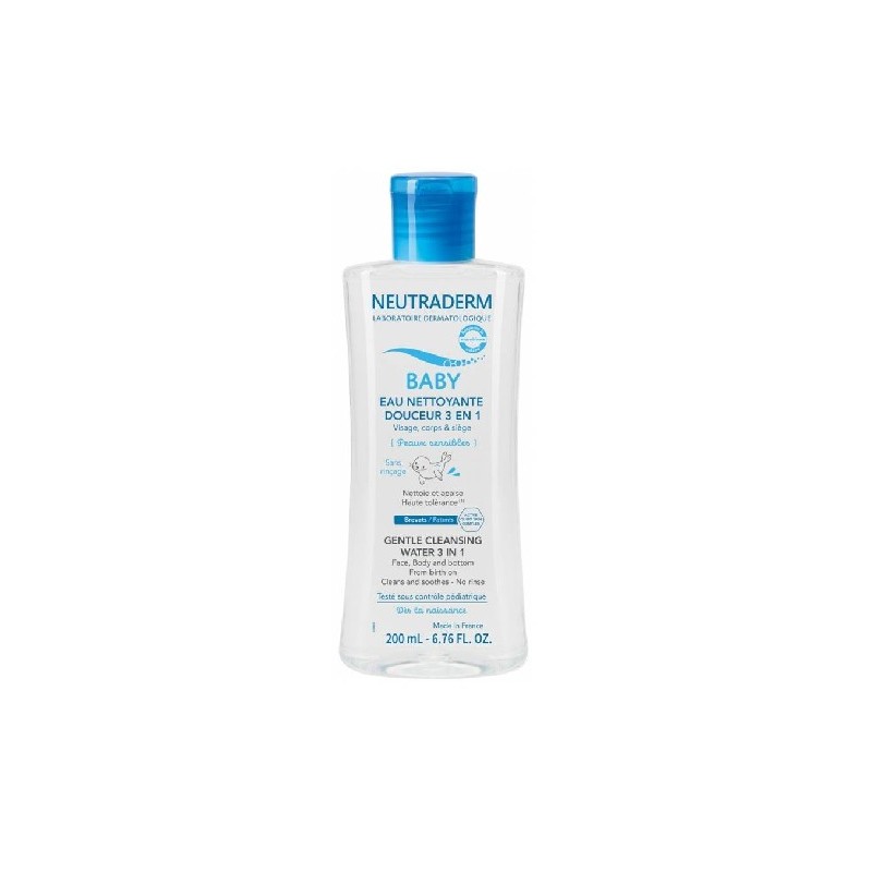Neutraderm Baby Eau Nettoyante Douceur 3en1 200ml