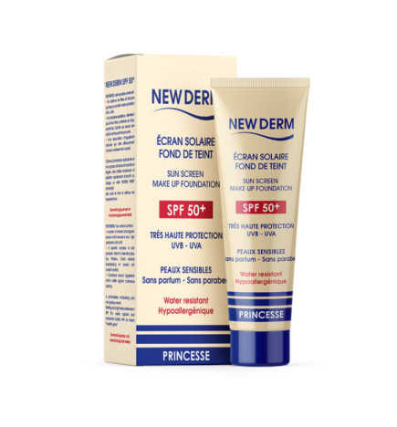 NEW DERM Crème solaire SPF50+ PRINCESSE