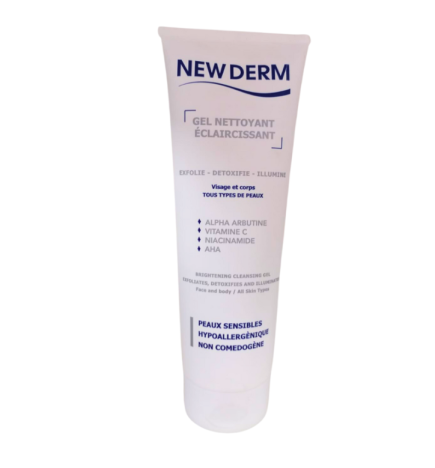 New Derm Gel Nettoyant Eclaircissante 250ml