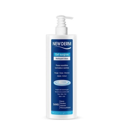 NEW DERM GEL SURGRAS NETTOYANT 500ML