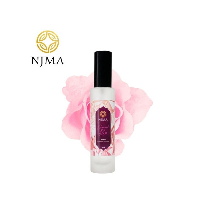 NJMA Diamant Rose Brume parfumée Cheveux et Corps 50 ml
