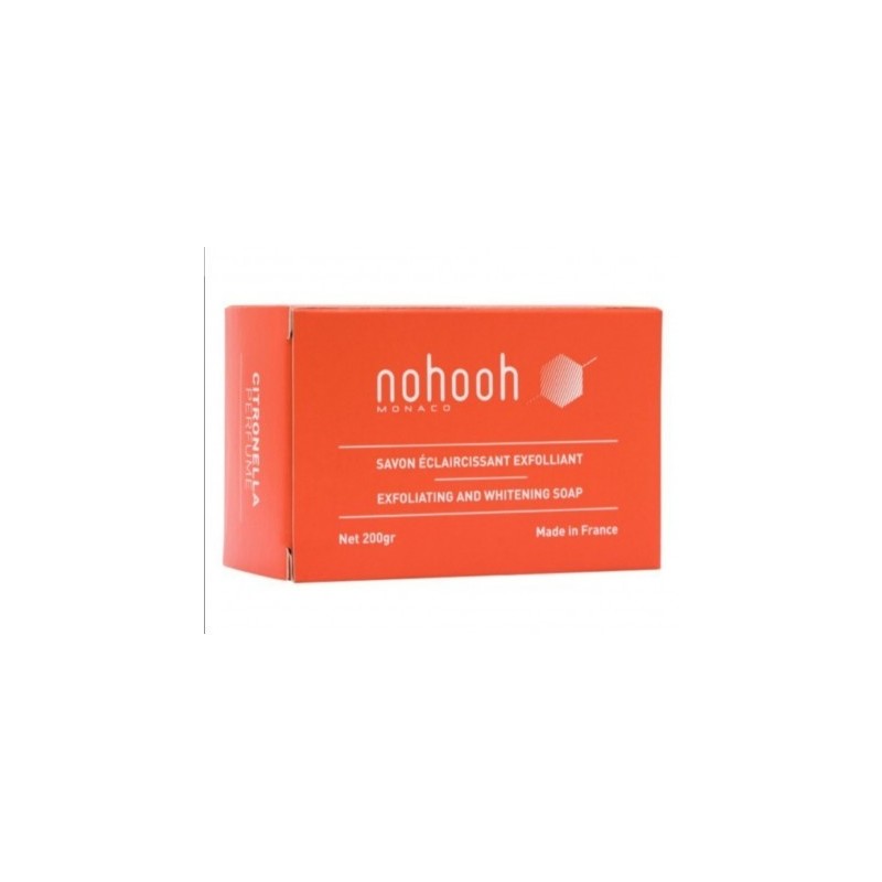 Nohooh savon eclaircissante exfoliant citronnelle 200g