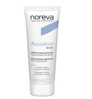NOREVA AQUAREVA CRÈME HYDRATANTE 24H RICHE 40 ml