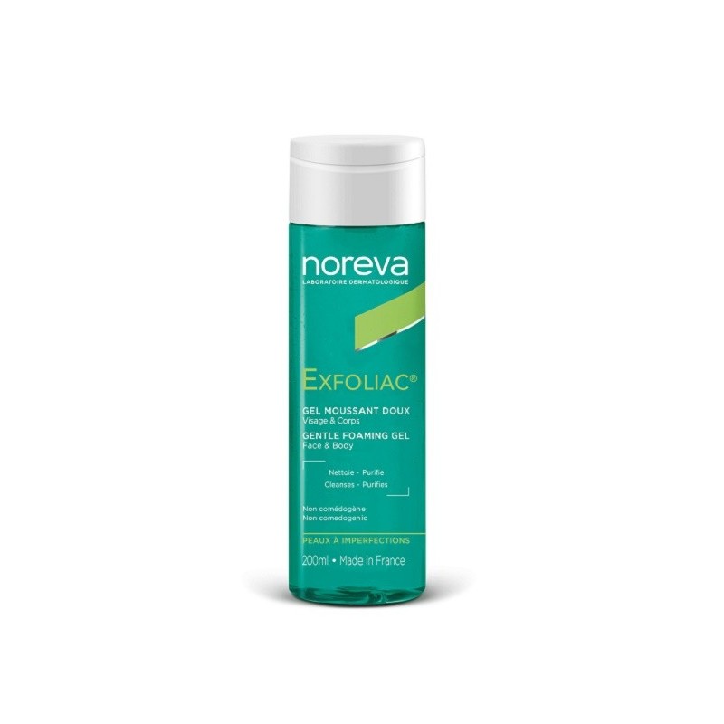 NOREVA EXFOLIAC GEL MOUSSANT DOUX 200ml