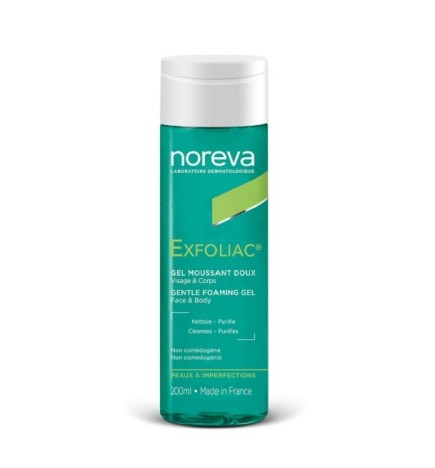 NOREVA EXFOLIAC GEL MOUSSANT DOUX 200ml