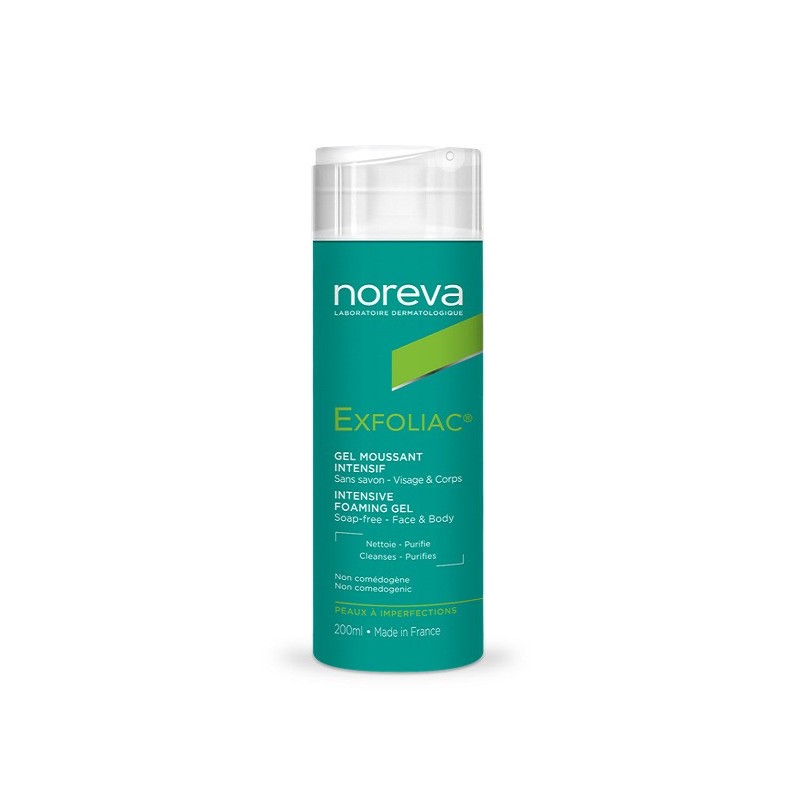 NOREVA EXFOLIAC GEL MOUSSANT INTENSIF 200 ml