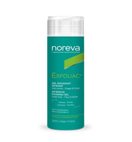 NOREVA EXFOLIAC GEL MOUSSANT INTENSIF 200 ml