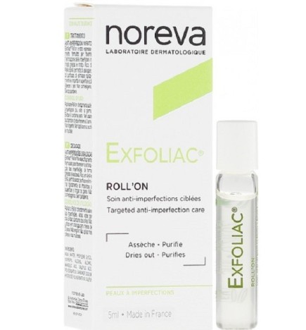 NOREVA Exfoliac Roll On soin anti-imperfection cibles 5ml