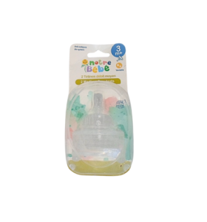 Notre Bebe 2 Tetines debit +3m Variable