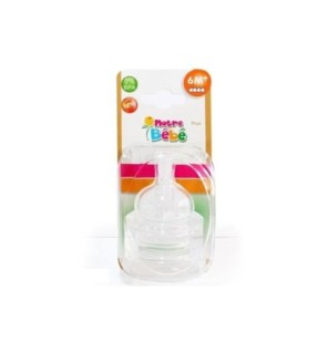 Notre Bebe 2 Tetines Debit +6m Variable