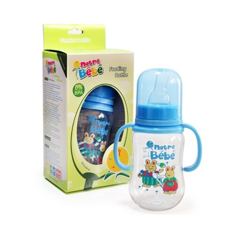 Notre bebe biberon avec poignée +0m Pm 120ml
