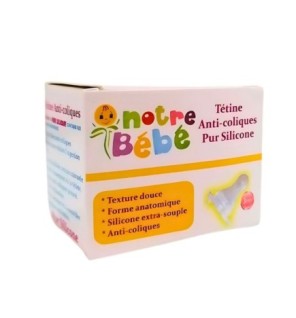 Notre Bebe Tetine Anti-Colic +3m
