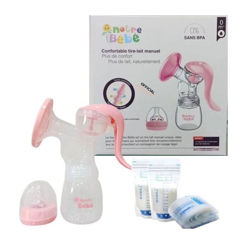 Notre Bébé Tire-lait confortable Manuel+ Reglable