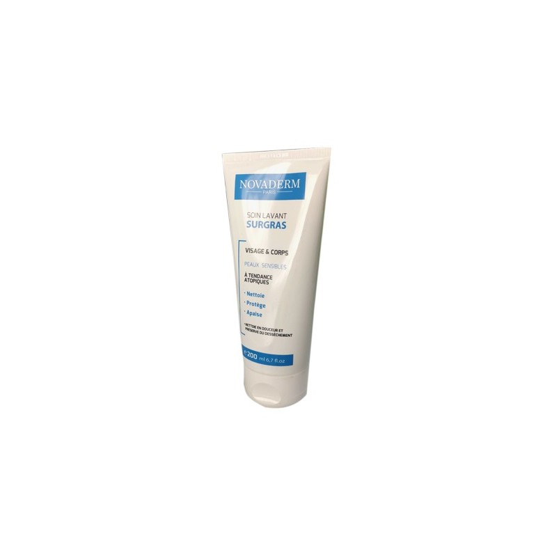 Novaderm Soin lavant surgras 200ml