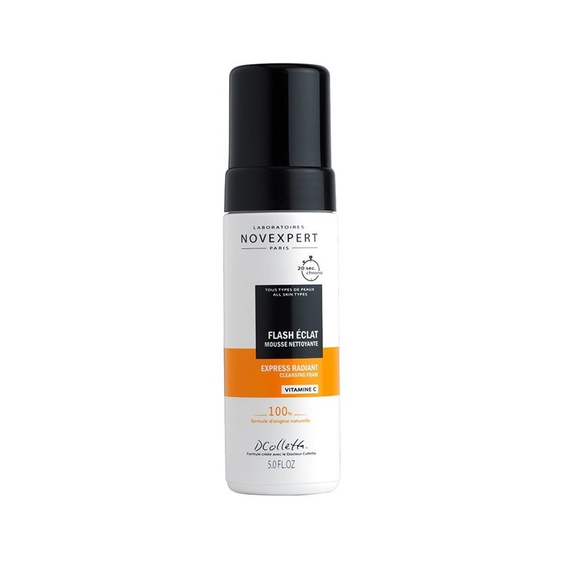 Novexpert Vitamine C Flash Eclat Mousse Nettoyante – 150 ml