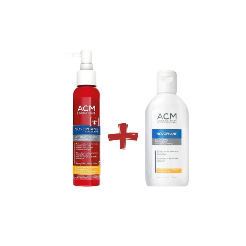 Novophane Lotion Reactional 100ml + Shampoing Energisant Pack