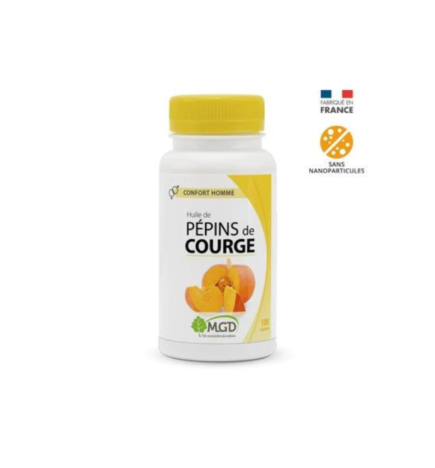 Mgd Nature huile de Pepins De Courge 100 Capsules