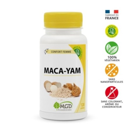 Mgd Nature Maca-yam 120 gelules