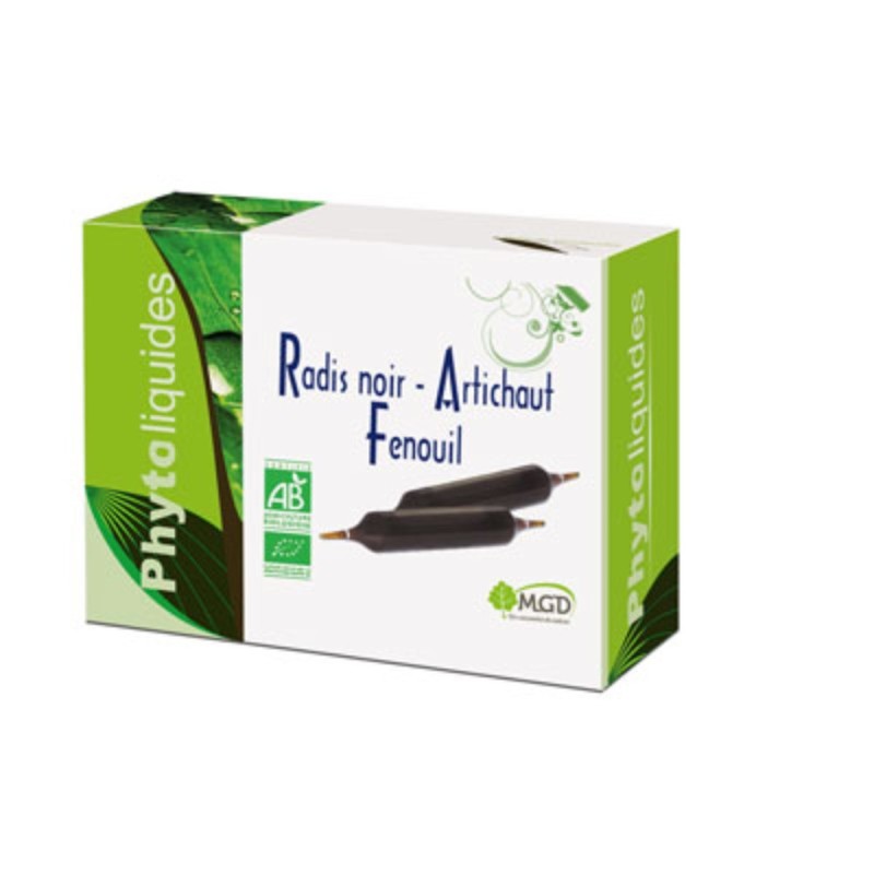 Mgd Nature Radis noir – Artichaut fenouil 10 ampoules