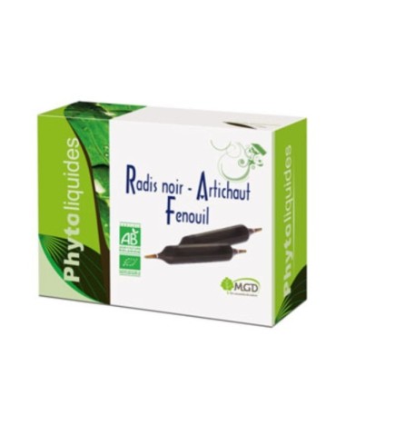 Mgd Nature Radis noir – Artichaut fenouil 10 ampoules