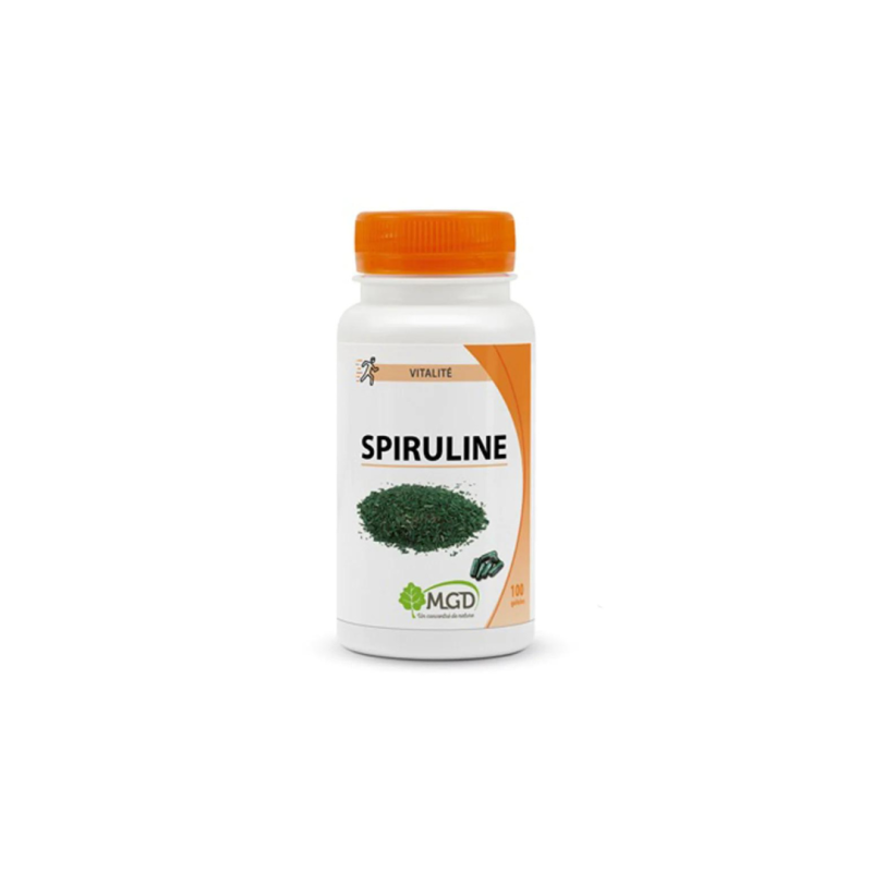 Mgd Nature Spiruline 100 Comprimés