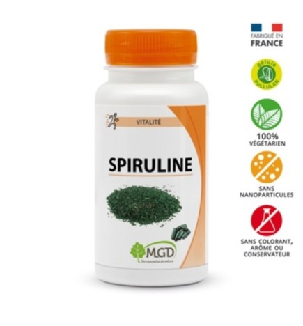 Mgd Nature Spiruline 200 gelules