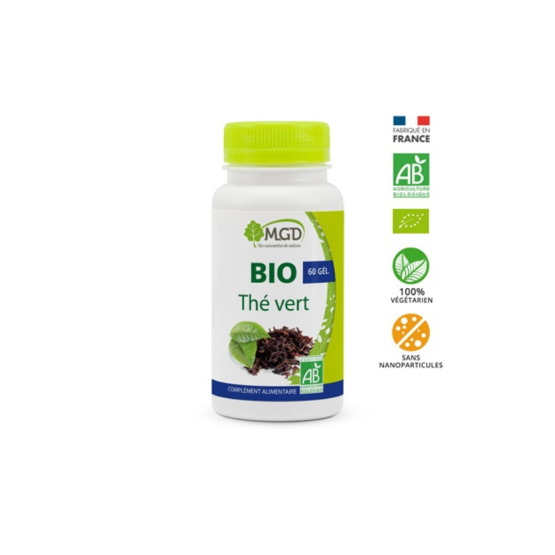Mgd Nature Thé Vert 60 Gélules