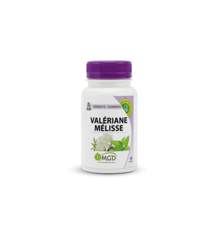 Mgd Nature Valériane et Mélisse – 60 Gélules