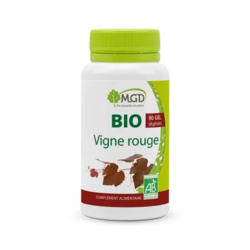 Mgd Nature Vigne Rouge Bio – 90 Gélules