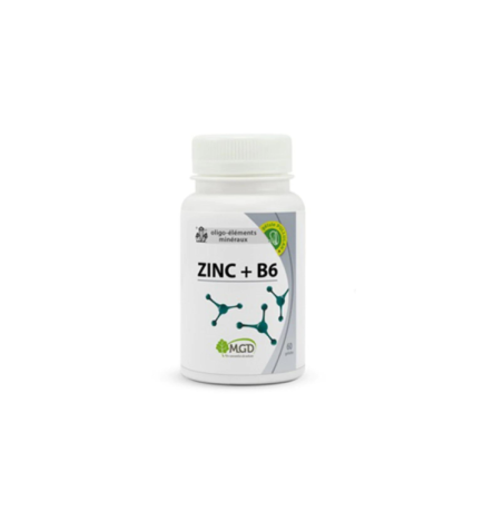 Mgd Nature zinc+ B6  60 Gelules