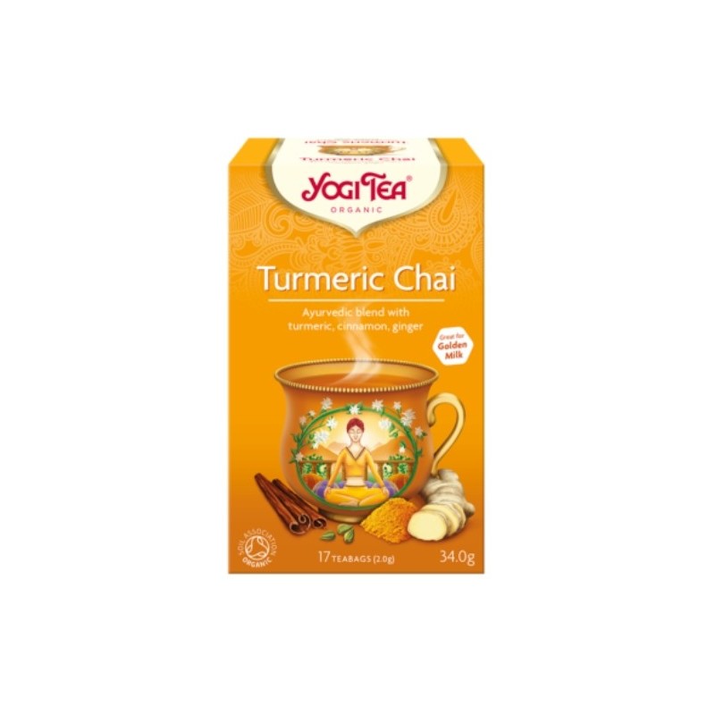YOGI TEA CHAI CURCUMA 17 X 2G