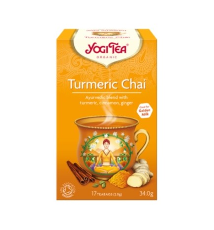 YOGI TEA CHAI CURCUMA 17 X 2G