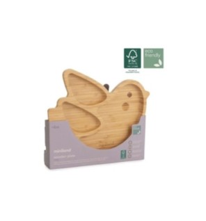 Miniland Assiette En Bois Oiseau